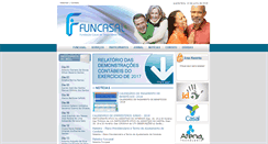 Desktop Screenshot of funcasal.com.br