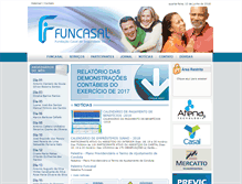 Tablet Screenshot of funcasal.com.br